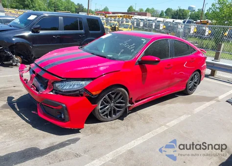 2020 Honda Civic Si Sedan from USA, damaged, VIN 2HGFC1E52LH707520